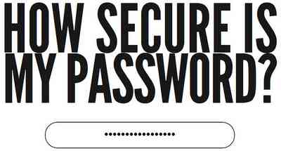 How secure is my password